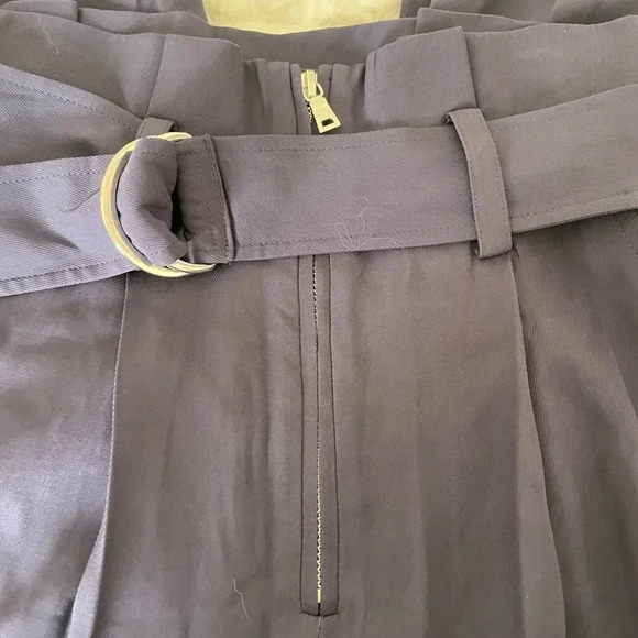 Jonathan Simkhai blue high waisted straight pants - Picture 2 of 9